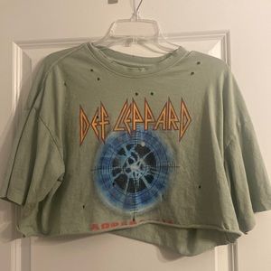 Def Leppard Crop Top